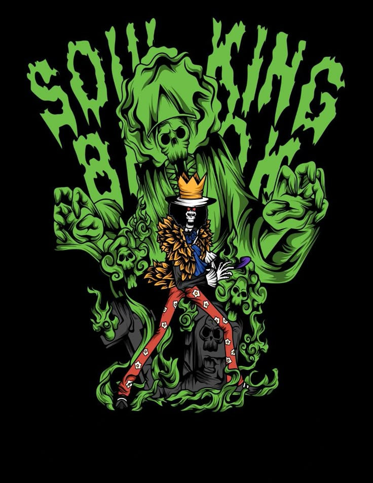 Soul King Reign – White Oversized T-Shirt