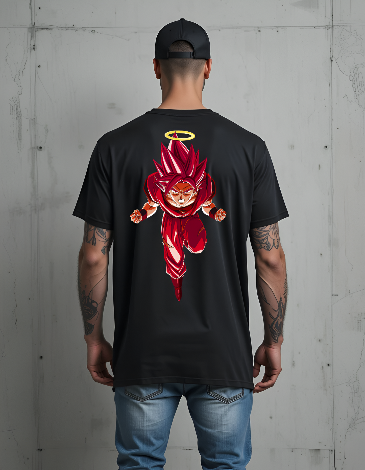 GOKU Oversized Black T-Shirt – Unleash the Saiyan Style