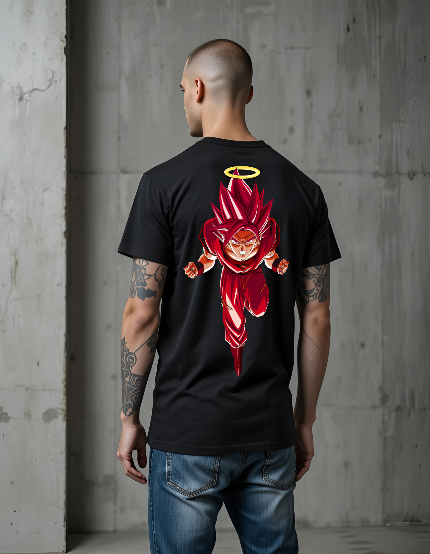 GOKU Oversized Black T-Shirt – Unleash the Saiyan Style