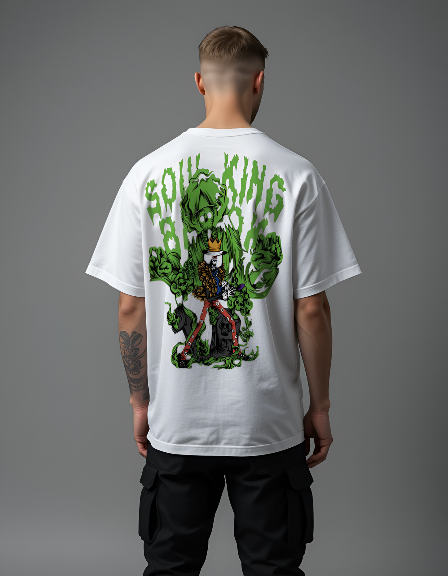 Soul King Reign – White Oversized T-Shirt