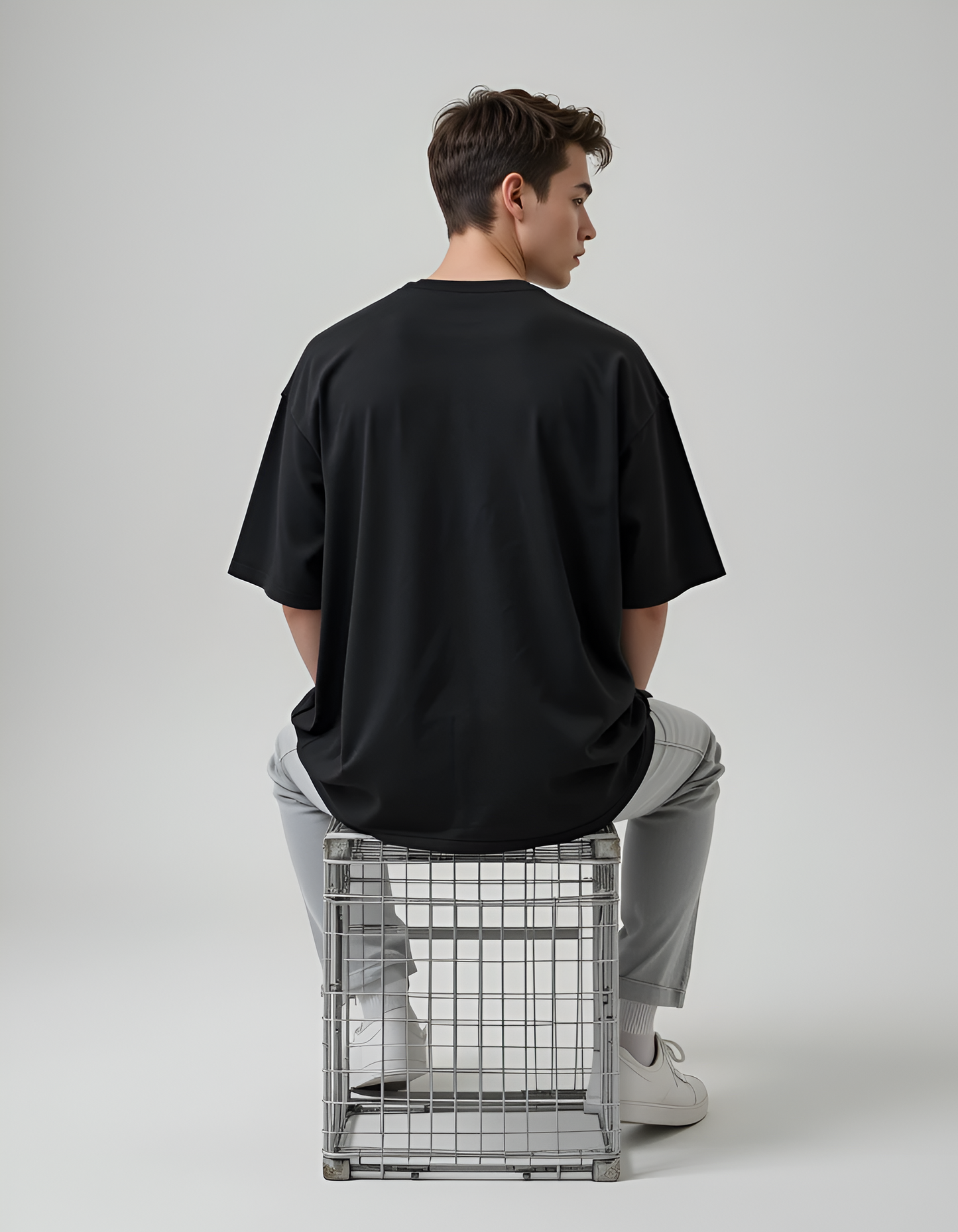 Alpha Move – Black Oversized T-Shirt