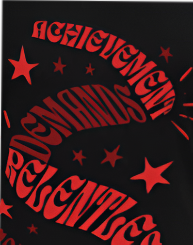 Achievement Demands Oversized Black T-Shirt - Stylish Streetwear for Success