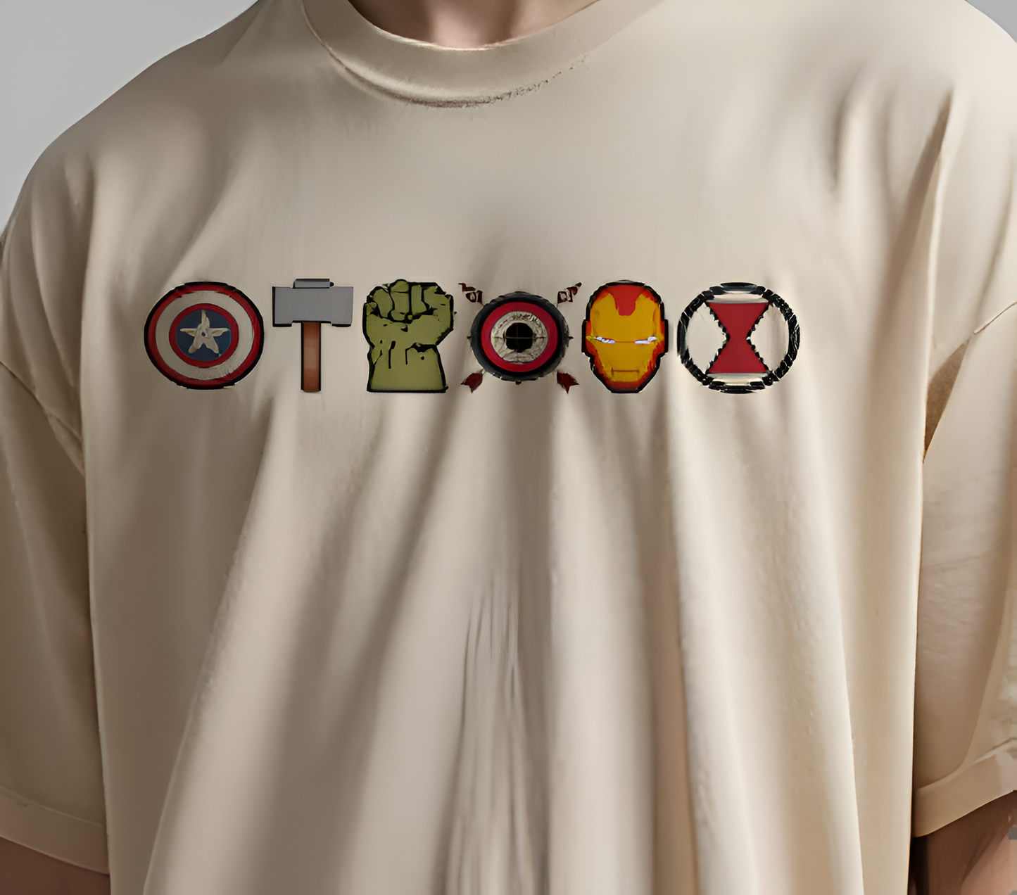 Marvel Inked Legends Oversized T-Shirt – Premium Streetwear
