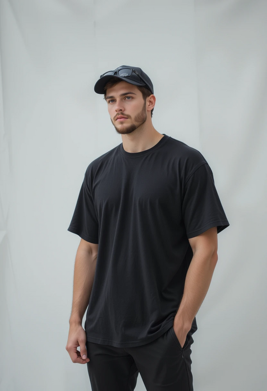 Black Oversized T-Shirt