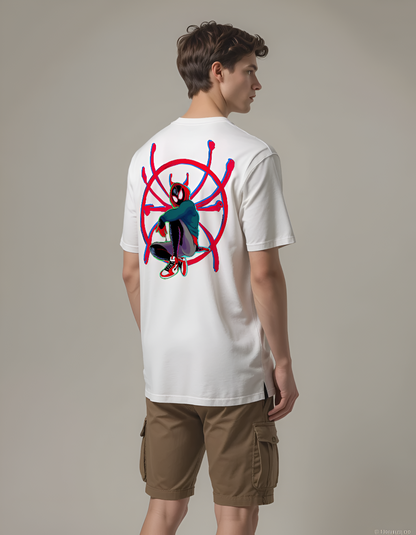 Spiderman Oversized White T-Shirt – Premium Marvel Streetwear