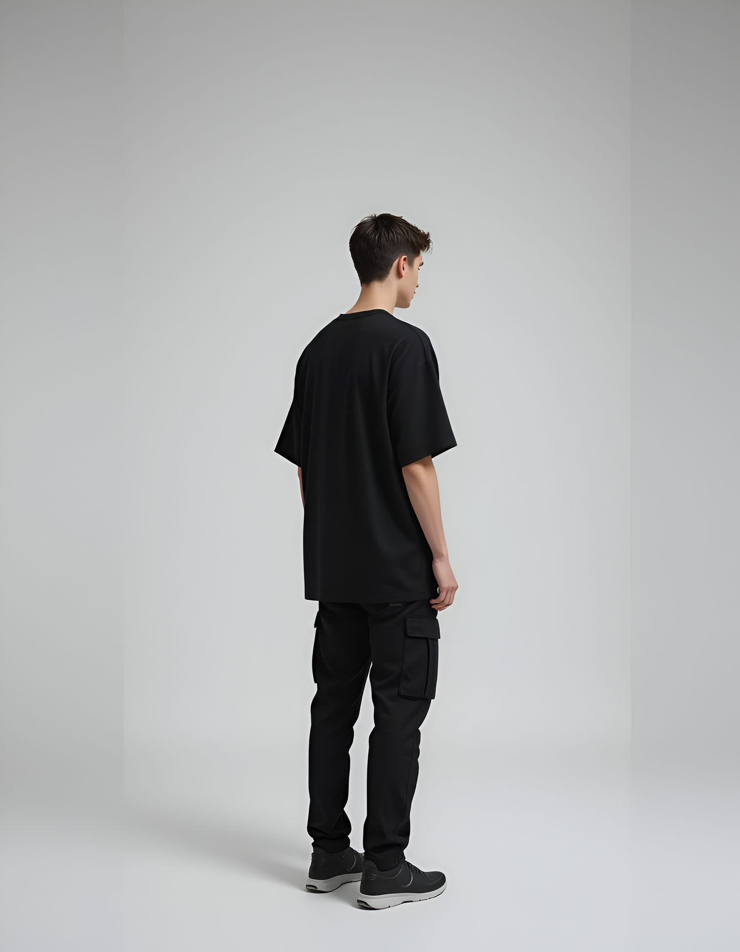 Cyber Skull Oversized Tee