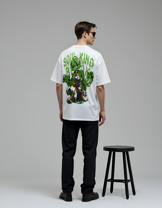 Soul King Reign – White Oversized T-Shirt