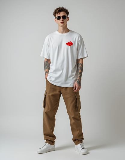 Cursed Eye – White Oversized T-Shirt