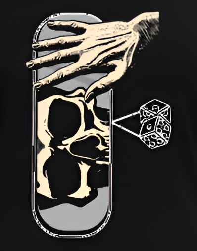 Horror Rearview Oversized Black T-Shirt– Dark, Edgy Streetwear