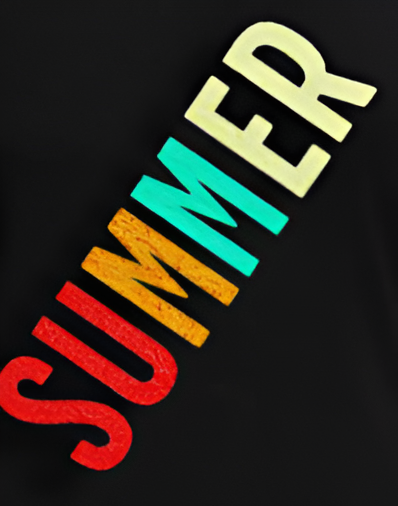 Summer Black Oversized T-Shirt