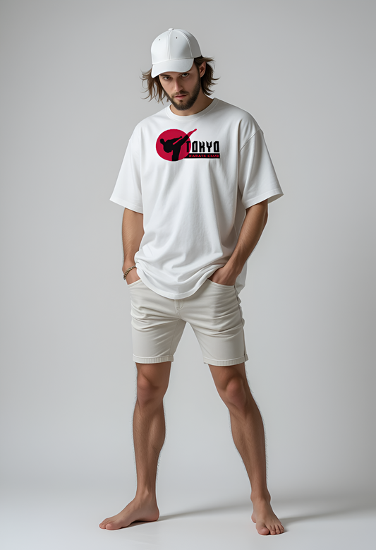 Tokyo Karate Club White Oversized T-Shirt