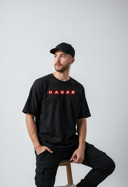Kiza Samurai Black Oversized T-Shirt